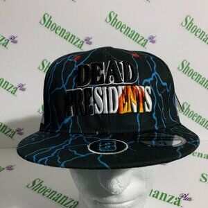Headgear Classics Hat HGC Fitted Dead Presidents Fire Brimstone Black Cap 7 5/8